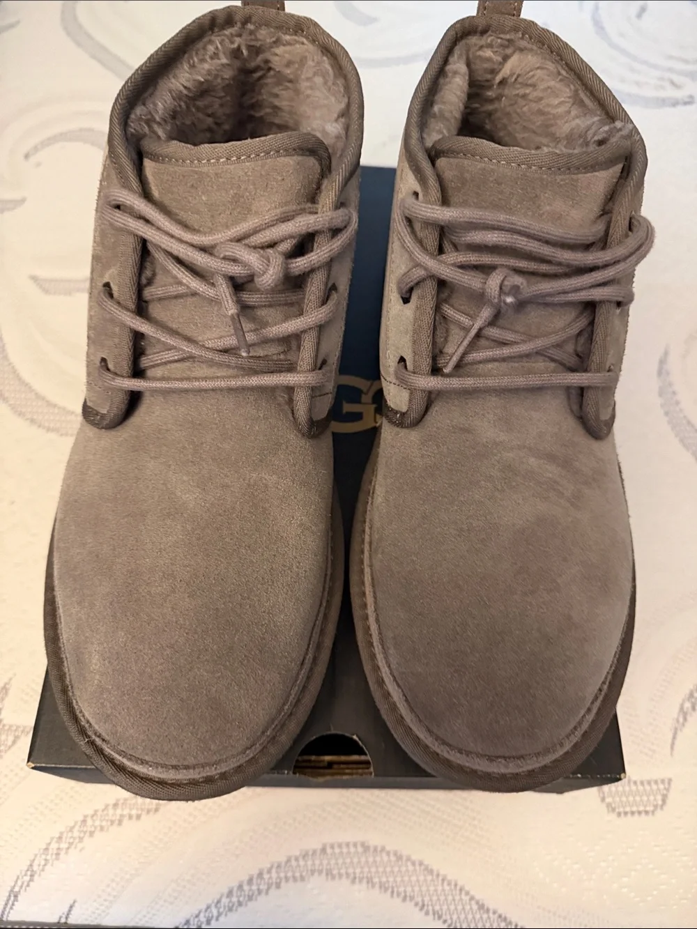 UGG Men's Suede Chukka Boots in Taupe